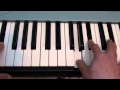How to play Sense - Tom Odell - on piano 