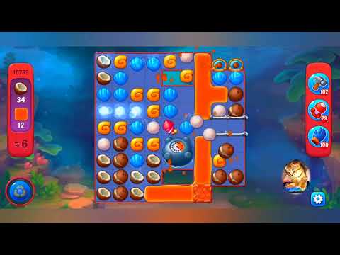 фишдом 2022  #  10799 уровень - прохождение без бустеров # Fishdom,   10799  level - no Boosters.