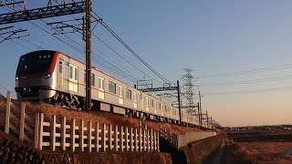 メトロ17000系 乗務員訓練 高坂〜東松山通過 エロ光 警笛付き