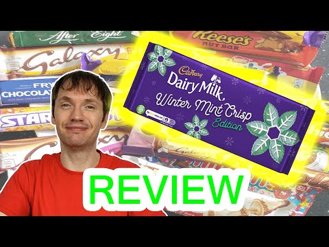 Cadbury Dairy Milk Winter Mint Crisp Edition