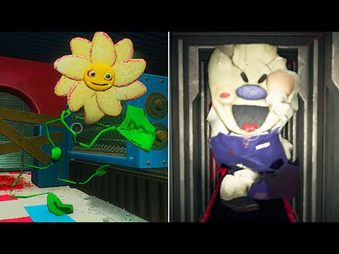 DAISY vs ISROD Death Run Endings in Poppy Playtime Chapter 1 vs Chapter 2