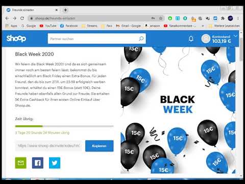 News - Shoop 5€ Cashback Bonus