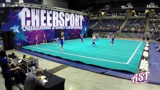 preview picture of video 'All Star Tumbling Rockets Cheersport Cincinnati - Dec. 7th, 2014'