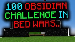 The IMPOSSIBLE 100 OBSIDIAN CHALLENGE! - Hypixel B