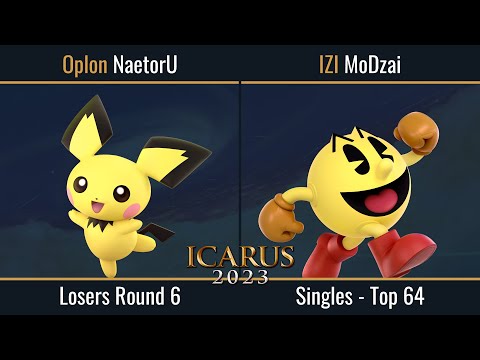 ICARUS 2023 - NaetorU (Pichu) vs MoDzai (Pac-man) - Top 8 Qualifier
