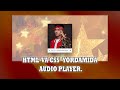 Html va css yordamida audio player Html va css yordamida audio player