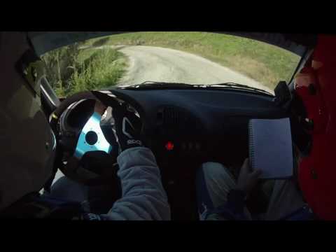 Cameracar Rally del Piemonte 2016 Maiocco-Nari Saxo N2 - PS1 + PS2 crash