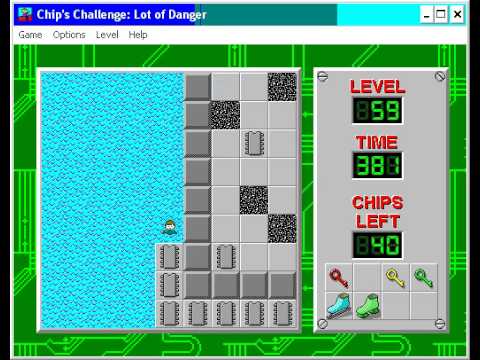 CCLP2 level 59 solution - 352 seconds