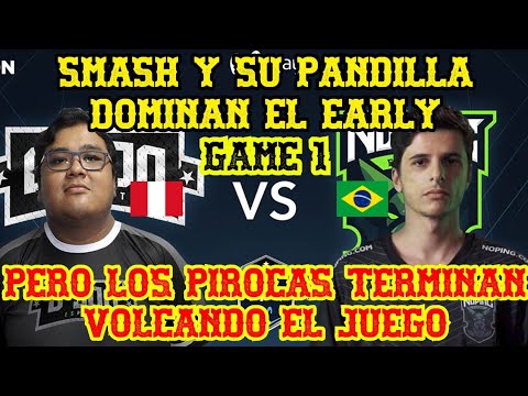 0-900 VS NO PING [BO3] !! FULL VOLTY DE LOS PIROCAS(BRASILEROS) A SMASH!! Movistar LPG GAME 1
