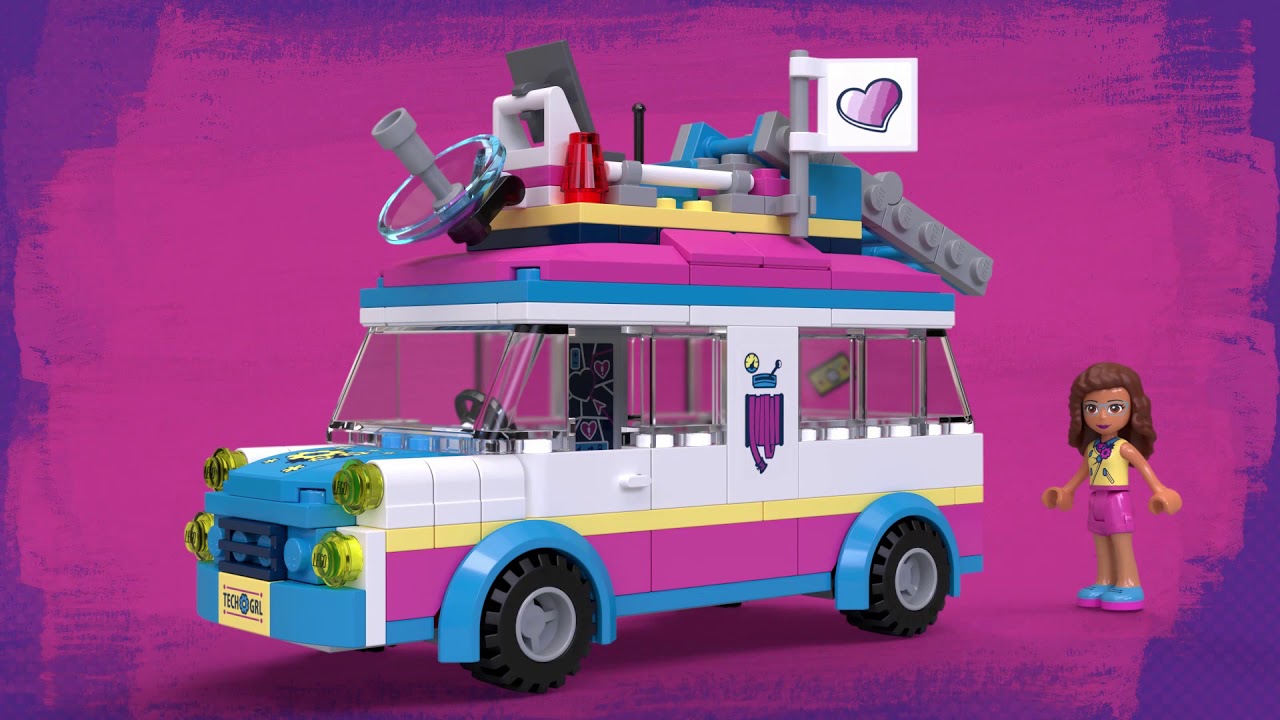 Lego конструктор Friends Передвижная научная лаборатория Оливии 41333