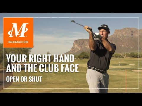 Malaska Golf // Your Right Hand & Controlling the Club Face - No More Pull Hooks