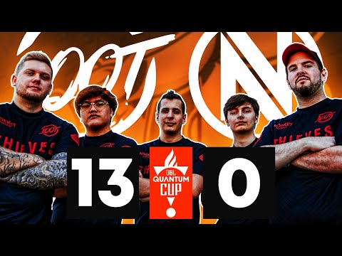 INSANE 13-0 WITH VOICE COMMS | 100 THIEVES VS ENVY JBL QUANTUM CUP