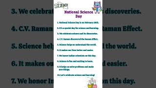 Download lagu 10 lines on National Science Day | Short Essay/Speech mp3 Download lagu 10 lines on National Science Day | Short Essay/Speech mp3