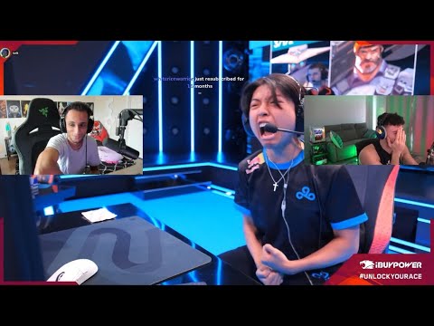 Tarik and FNS react to C9 OXY WITH THE SHERIFF ONLY ACE!! // VCT America 2024 C9 Vs  FURIA