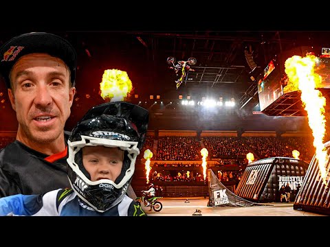 Father & Son Ride in EPIC FMX Show!! Freestyle Kings Tour Sydney!