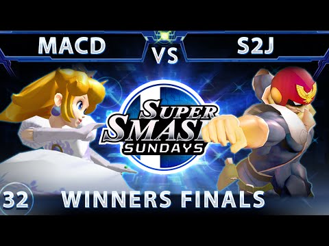 SSS 32 - S2J (Falcon) Vs. FE MacD (Peach) SSBM - Winners Finals - Smash Melee