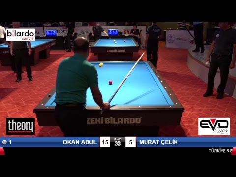 OKAN ABUL & MURAT ÇELİK Bilardo Maçı - 2018 ERKEKLER 2.ETAP-2.Ön Ön Eleme