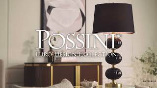 1_Watch A Video About the Possini Euro Grace Black Glass Table Lamp