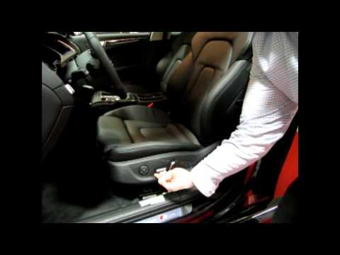 Audi A4 Drivers Seat Cushion Adjustments