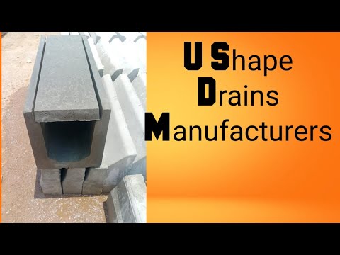 Precast U Shape Drain