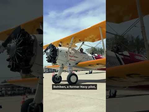 Senior Veterans Take to Skies over Santa Barbara in WWII-Era Aircraft