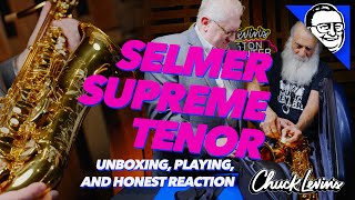 Video thumbnail for Selmer Supreme Tenor | Unboxing, Playing, and First Impressions by Chuck Levin's Washington Music Center