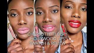 Charlotte Tilbury Matte Lipstick Swatch and Review: Screen Siren, Rising Star &amp; more