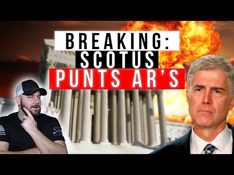 BREAKING: SCOTUS DENY'S AR Bans & Justice Thomas Says, See you Soon... 'Cause This Is ABSOLUTE Crap. Thumbnail