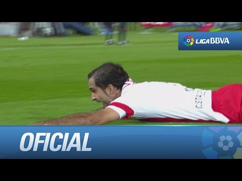 Golazo desde fuera del área de Verza (1-1) en el UD Almería - Real Madrid