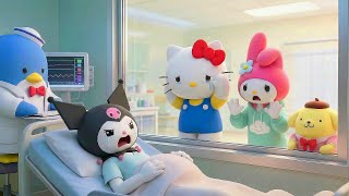 Download lagu OH NO! Kuromi Faints! 🚑 Hello Kitty Rushes to Hospital mp3