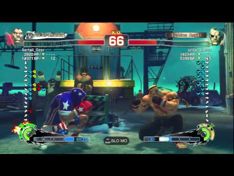 Sertali_Ozer (Balrog) Vs azitar-eletos (Sagat) SSF4 AE Ranked Matches - PSN