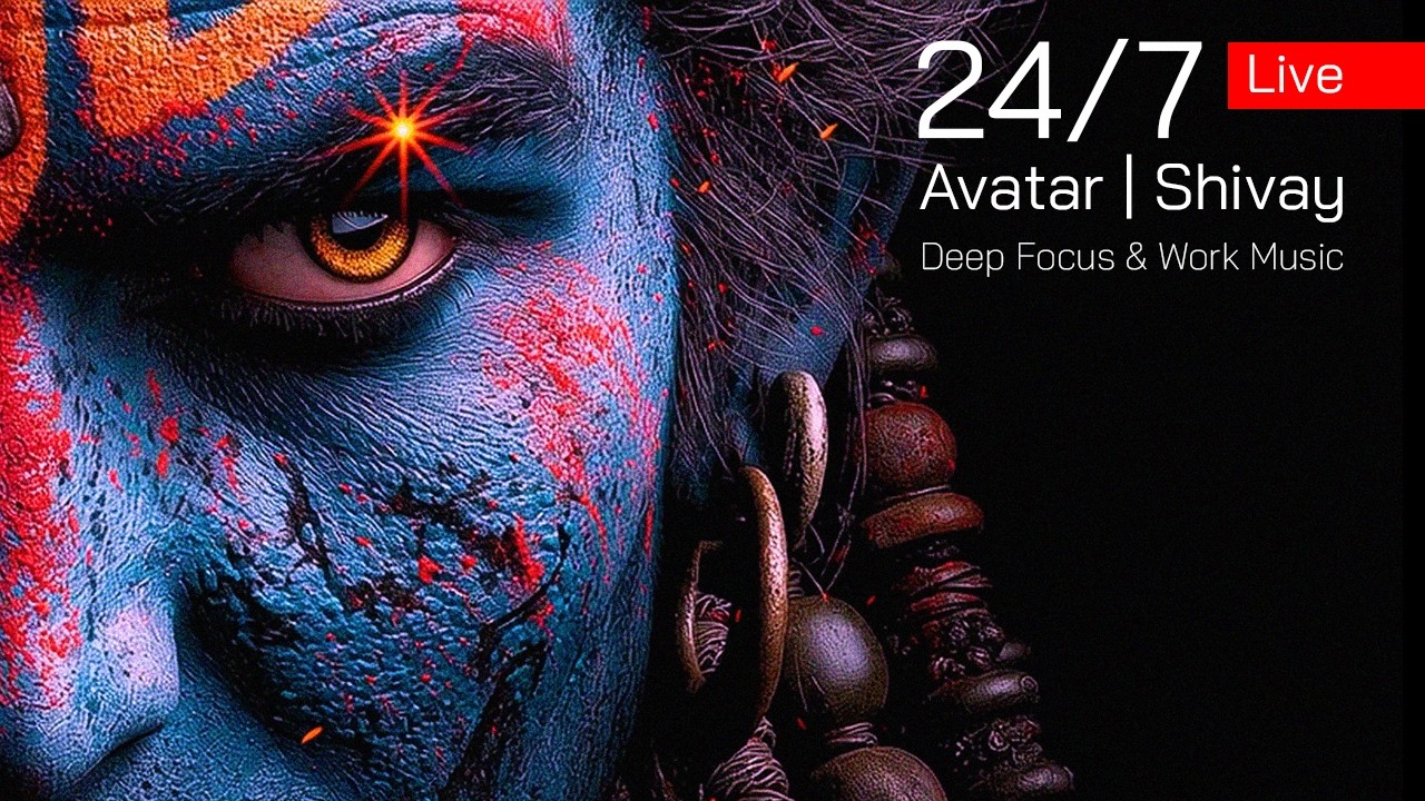24/7 Cinematic Melodic Techno Radio | Avatar Shivay Deep Focus & Work Music