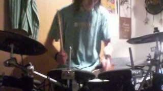 Strapping Young Lad - Wrong Side on drums.