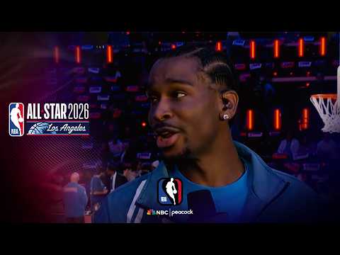 Shai on pace of his game: 'You run fast, I go slow' | NBA All-Star Game | NBA on NBC