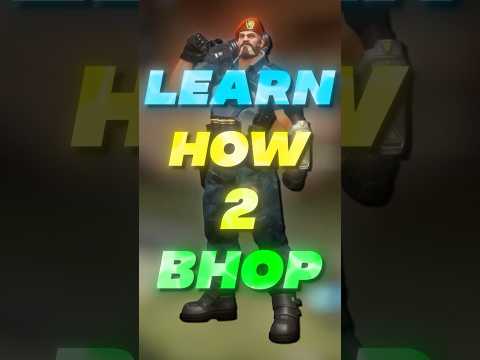 Lean how to BHOP in Valorant #valorant #shorts