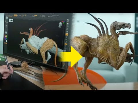 WAYNE BARLOWE'S DAGGERWRIST IN 3D ! - Steven Saunders - ZBrush Summit 2020