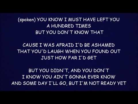 I'm Not Ready Yet - George Jones
