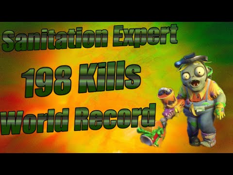 Sanitation Expert 198 Kills World Record PvZ GW2