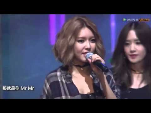 [720p HD] 150831 Tencent K-POP Live Music SNSD: One Afternoon + Mr. Mr. + You Think + Lion Heart