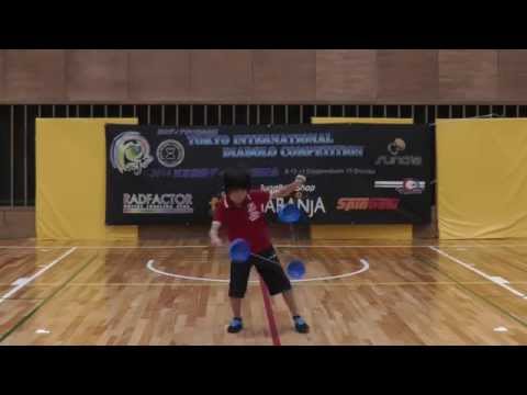 TIDC2014 Men's junior Individual Divison 2nd place Takemi Torii