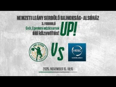 UNI GYŐR NKA TSE/B - VESC U14/A