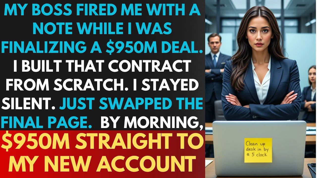 I Was Fired By A Note While Finalizing A $950 Million Deal — So I Signed It Under Their Rival’s Name