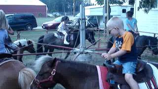 preview picture of video 'Pillager Fair Horse Ride'