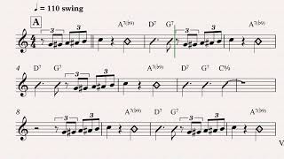 Bass face Ray brown Piano solo transcriptions