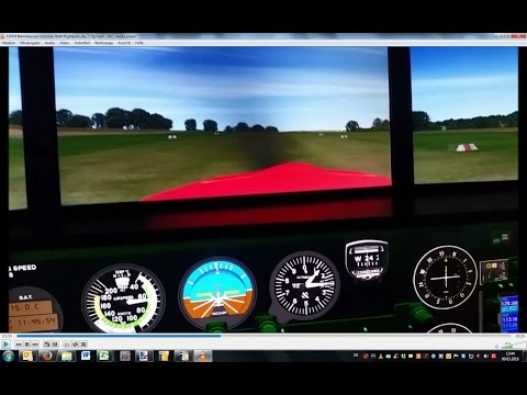 "James Bond"-Platzrunde in EDRN - Szenery by Christian Bahr - Redbird SD Simulator