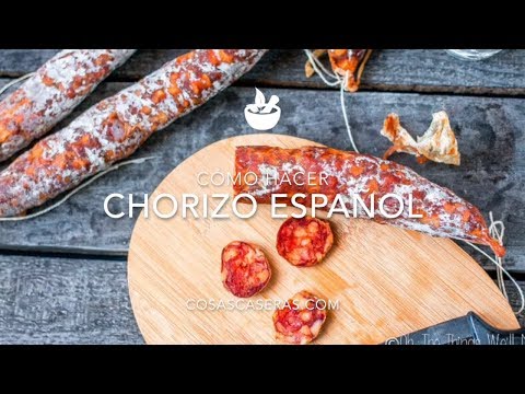 Cómo hacer chorizo español