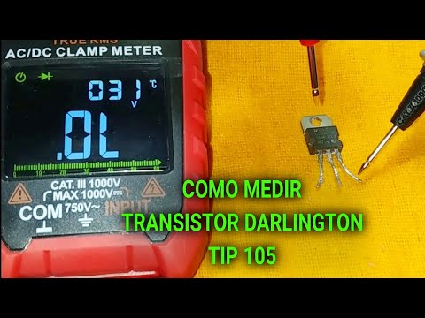 Como medir TRANSISTOR " PNP " TIP 105