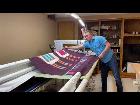 Loading a Quilt, Burrito Method