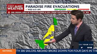 Paradise Fire evacuations expand in Umatilla County