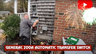 Generac 7209  200A Automatic-Transfer Switch Part 2 (of 2) | Osterville, Cape Cod